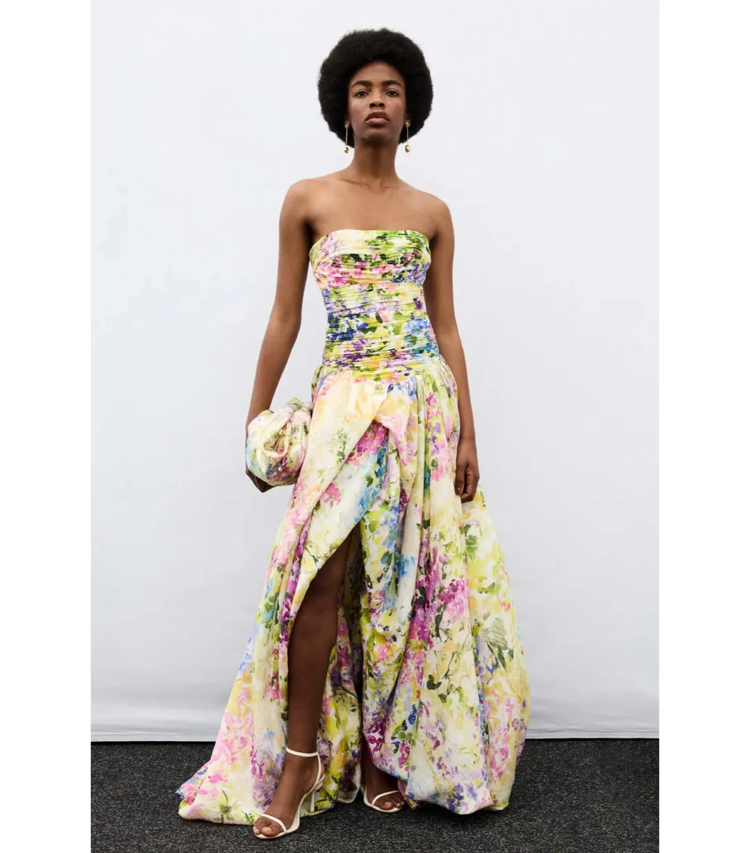 Aje Dahlia Maxi Gown in Lavandula Size 16 for rent on The Volte - main image