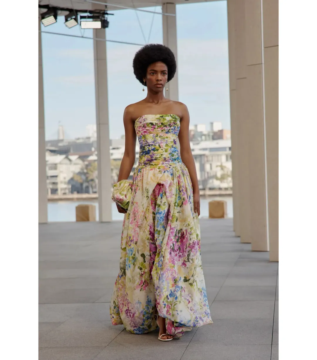 Aje Dahlia Maxi Gown in Lavandula Size 16 for rent on The Volte - main image