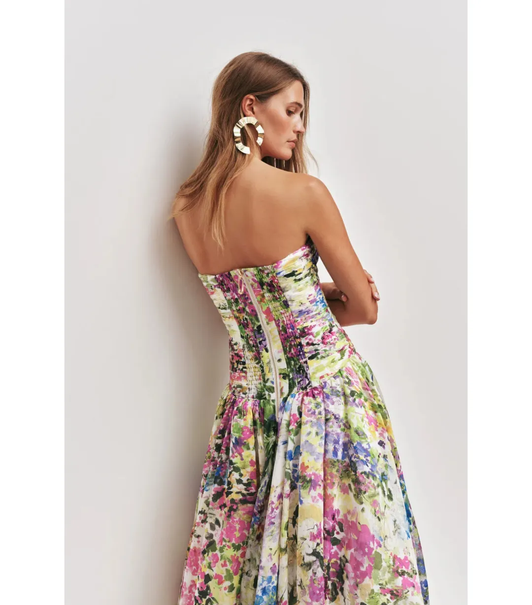 Aje Dahlia Maxi Gown in Lavandula Size 16 for rent on The Volte - main image