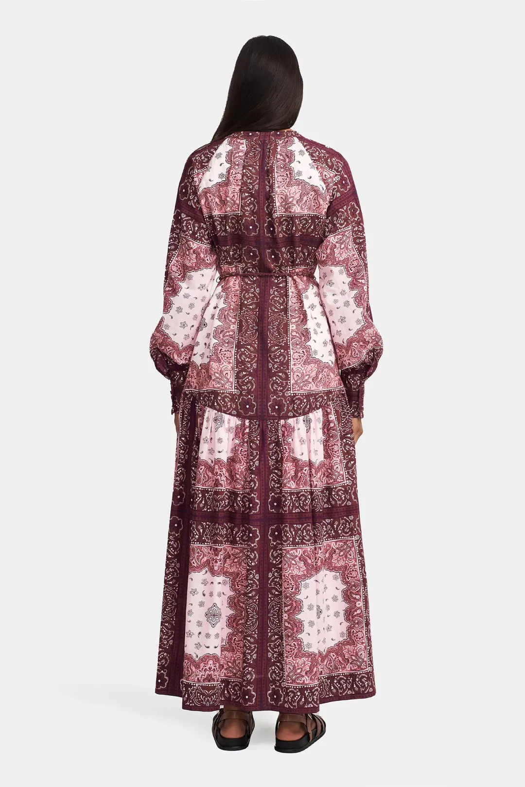 Hansen And Gretel Queenie Maxi Dress Barbera Tile Size 8 for rent on The Volte - main image