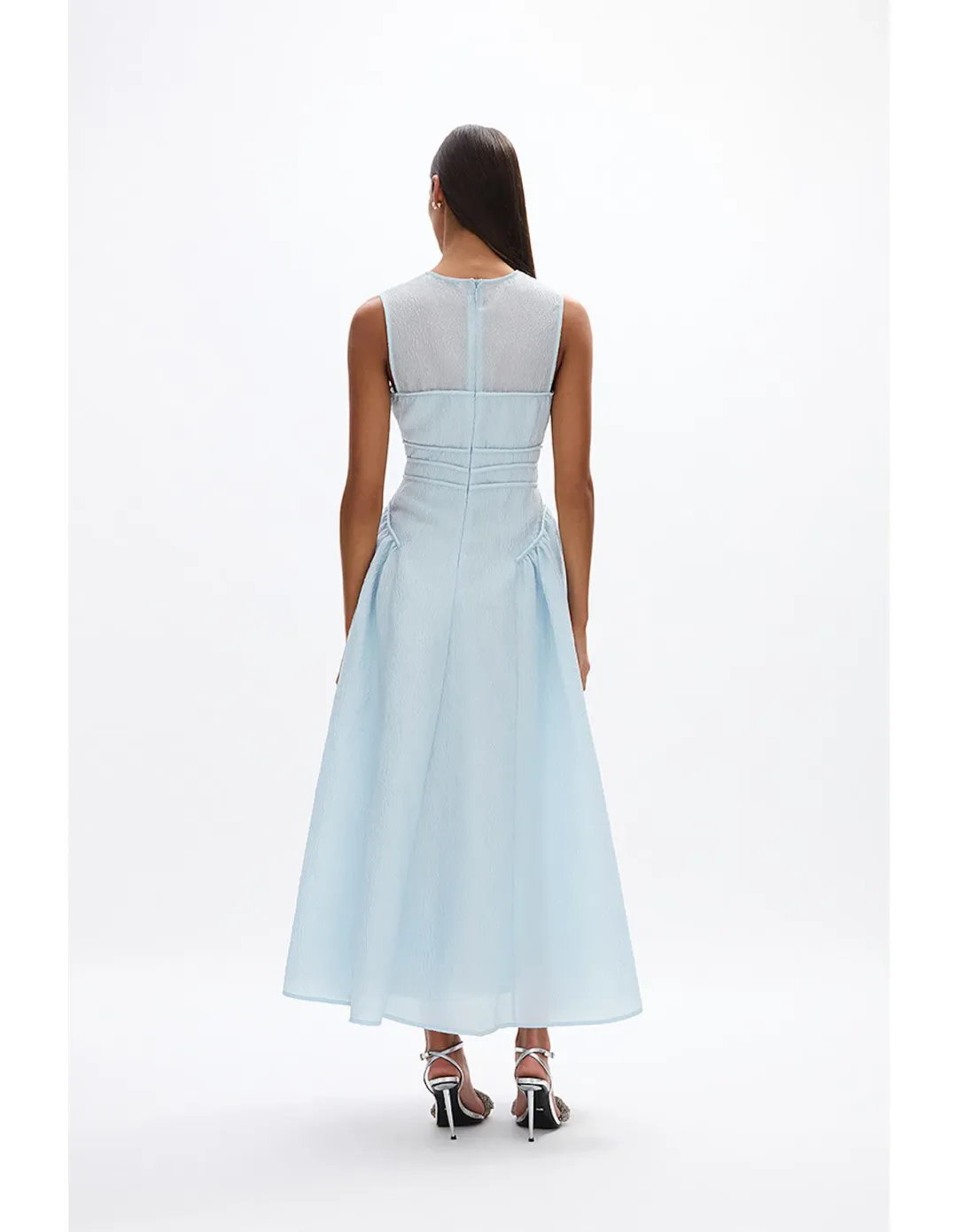 Rachel Gilbert Sophia Dress Sky Blue Size 10  for rent on The Volte - main image