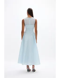 Rachel Gilbert Sophia Dress Sky Blue Size 10  for rent on The Volte - image 2