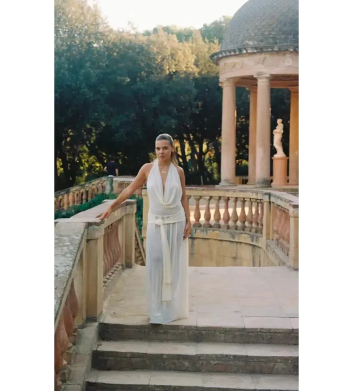 Raphaella Santana Hera Maxi Dress Beige Size XS/ Au 6 for rent on The Volte - main image