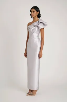 Eliya The Label Ashton Gown Silver Size S / AU 8 for rent on The Volte - image 7