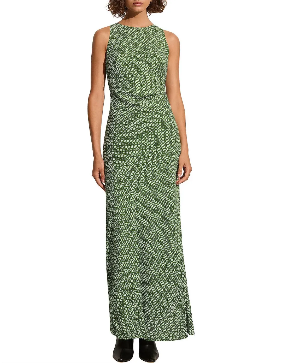 Faithfull the Brand Clementine Maxi Dress Green Size 8  for rent on The Volte - main image