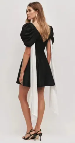Aje Bisou Mini Dress in Black Size AU10 for rent on The Volte - image 2
