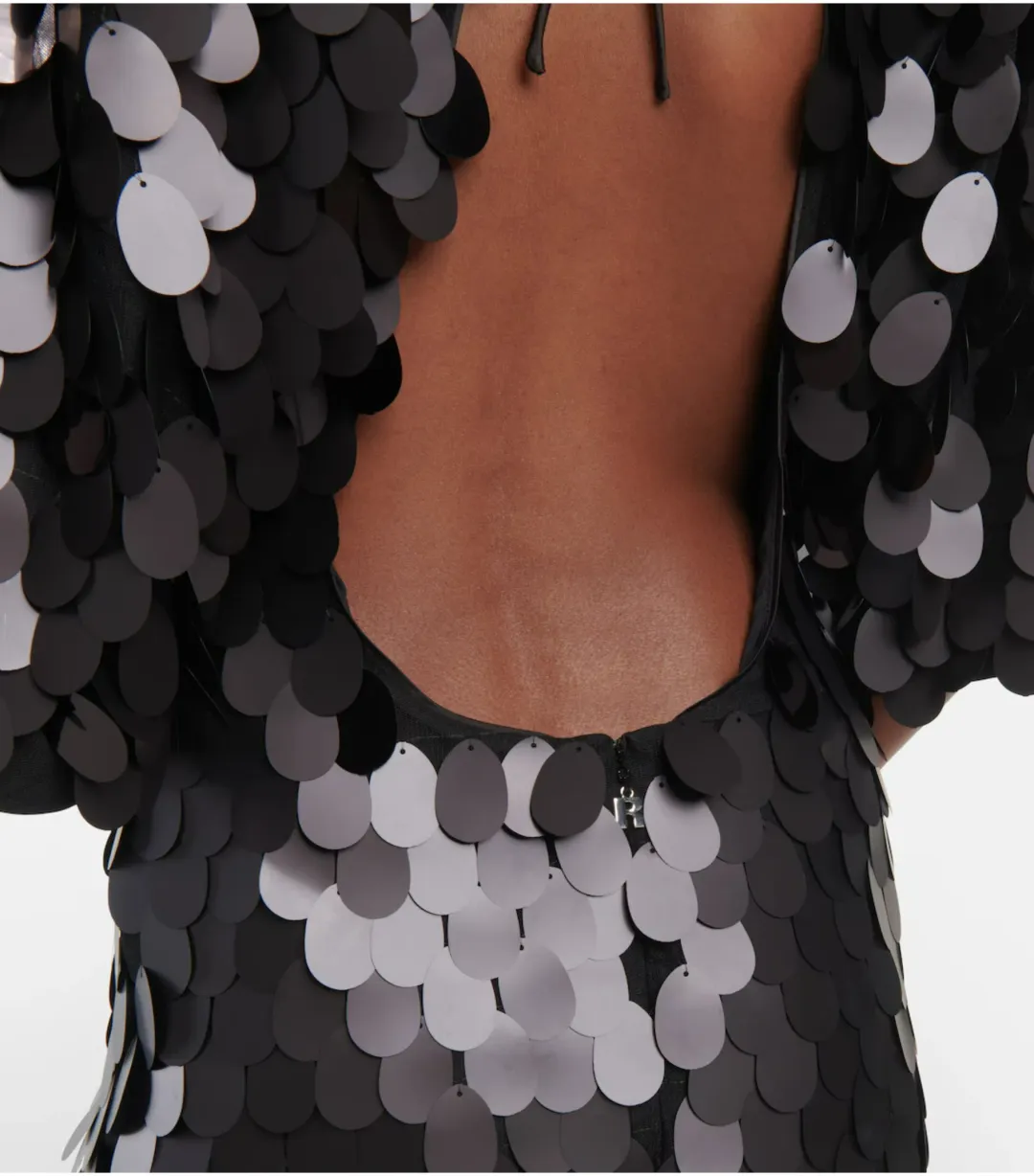 Rotate By Birger Christensen Sequined Mini Dress Black Size S / AU 8 for rent on The Volte - main image