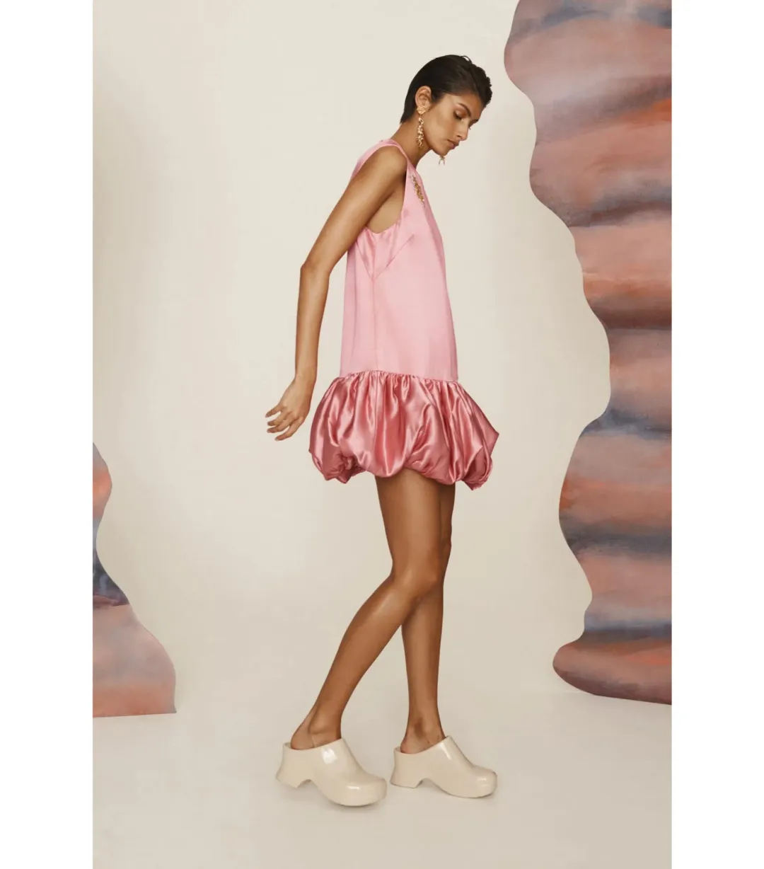 Alémais Neptuna Mini Dress Pink Size 14 for rent on The Volte - main image