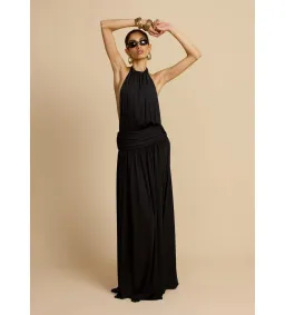 Arcina Ori Santina Maxi Dress in black Size 6  for rent on The Volte - image 2