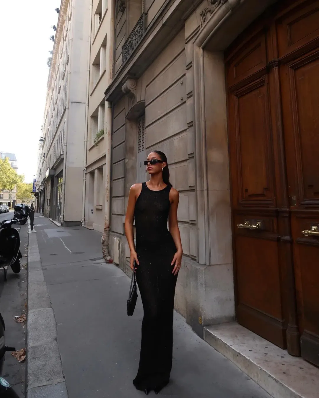Asta Resort Natalia Dress Black Sequin Size Extra Small for rent on The Volte - main image