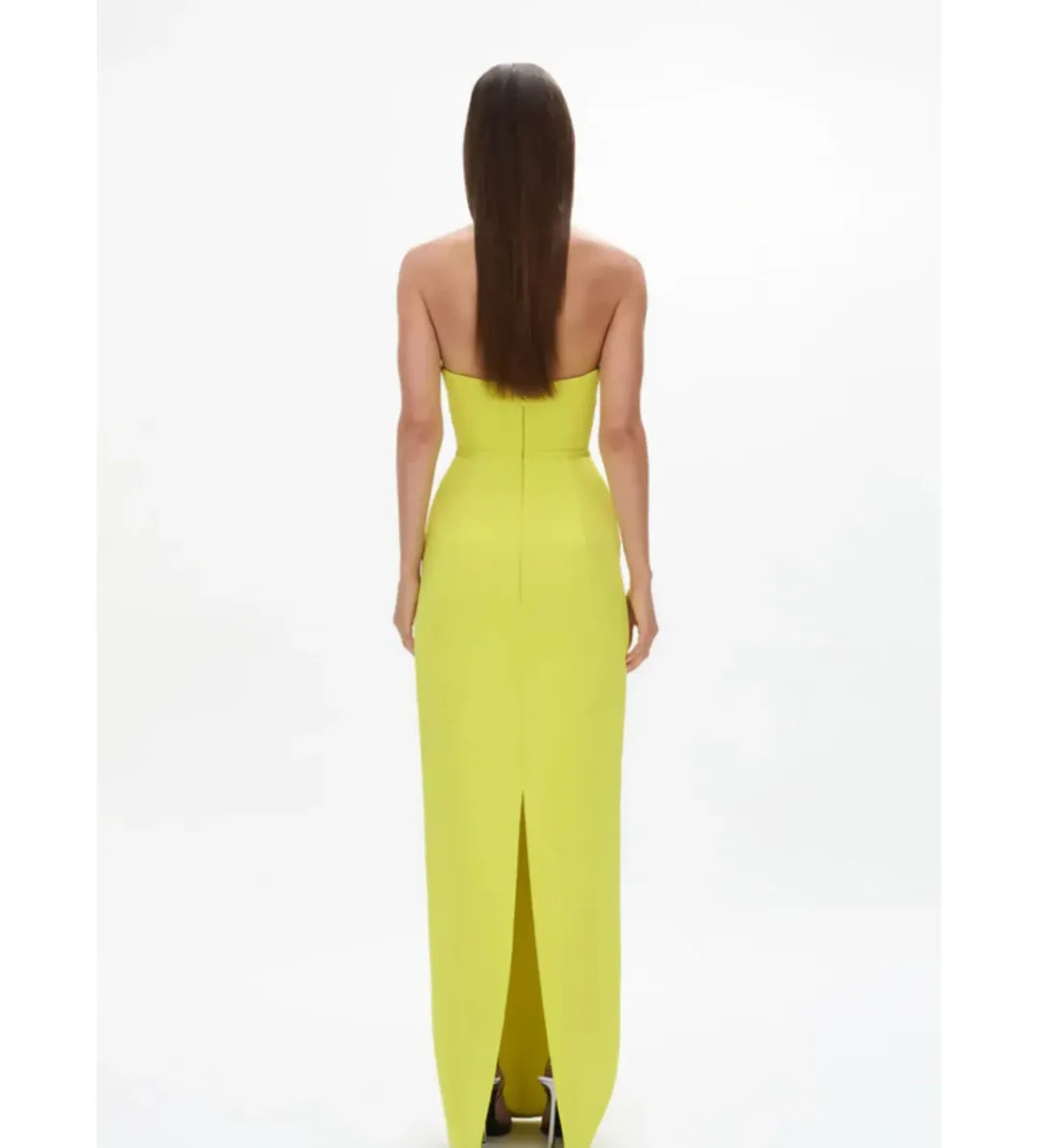 Rachel Gilbert Maria Gown in Citrus Size AU12 for rent on The Volte - main image