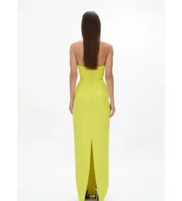 Rachel Gilbert Maria Gown in Citrus Size AU12 for rent on The Volte - image 2