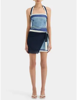Sir the Label Breeze Mini Dress in Shoreline Size 2/ AU 10 for rent on The Volte - image 1