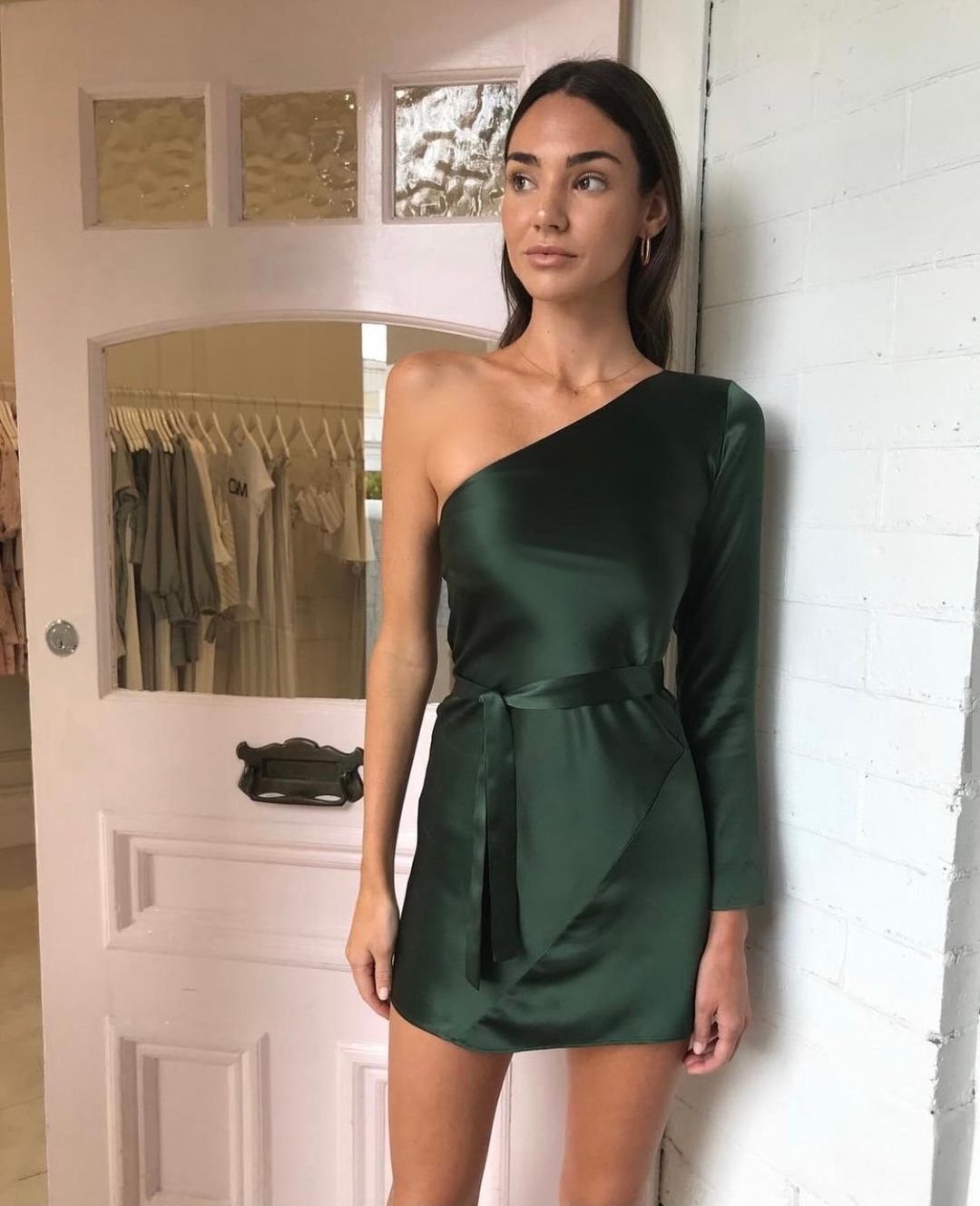 One Fell Swoop Penny Mini Dress Jungle Size 8 for rent on The Volte - main image