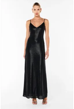 Manning Cartell High Voltage Slip Dress in Black Size AU8 for rent on The Volte - image 1