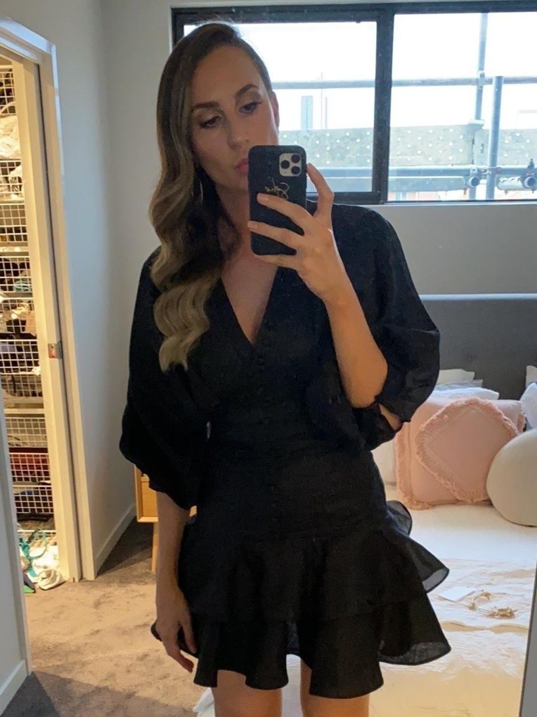 Joslin Presley Mini Dress Black Size 8 for rent on The Volte - main image