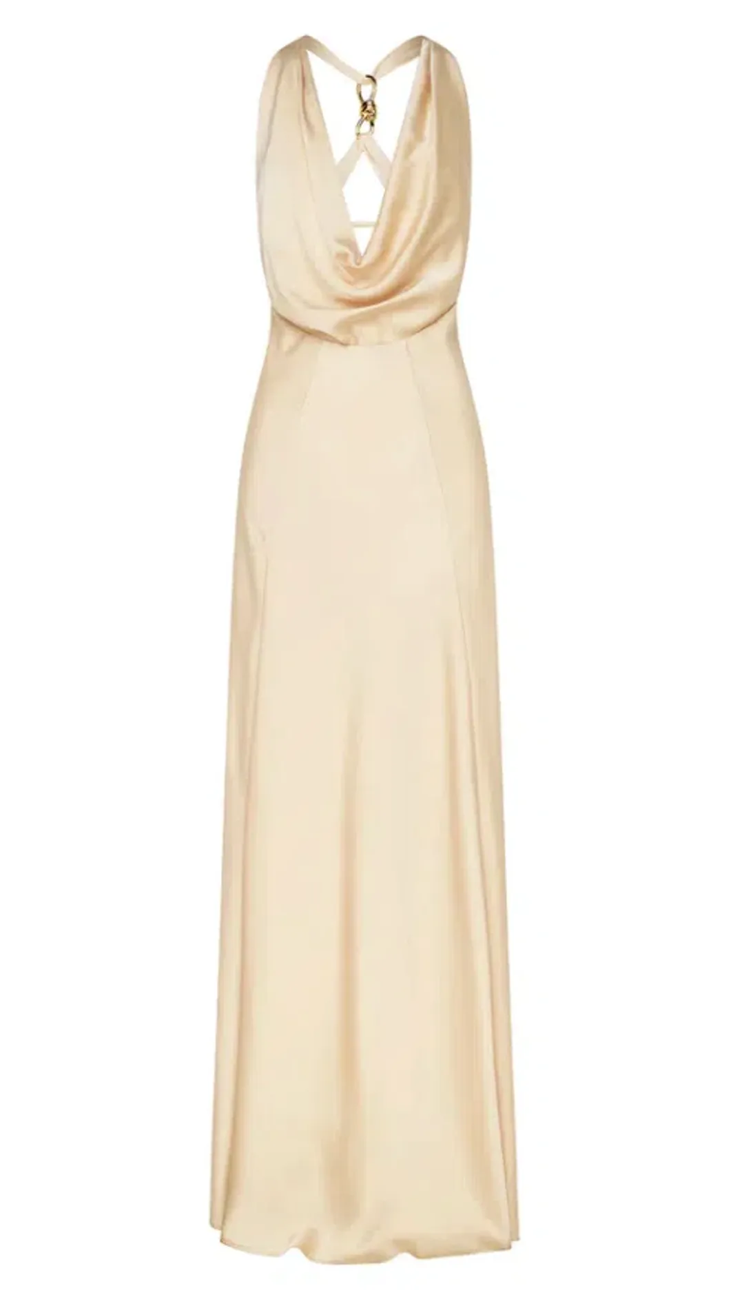 Manning Cartell Charmed Cowl Slip Dress Champagne size 8 for rent on The Volte - main image