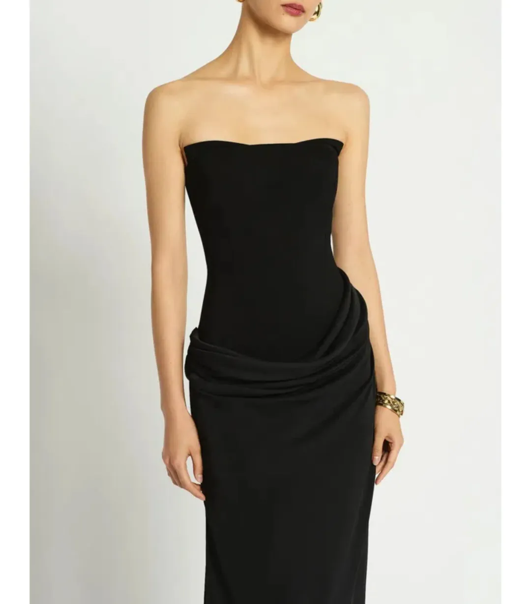 Sass & Bide Kahlo Maxi Column Black Dress AU 8 for rent on The Volte - main image