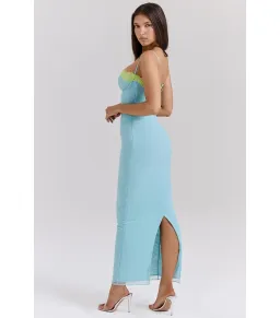 House of CB Aiza Maxi Dress Ocean Blue Size S / AU 8  for rent on The Volte - image 3
