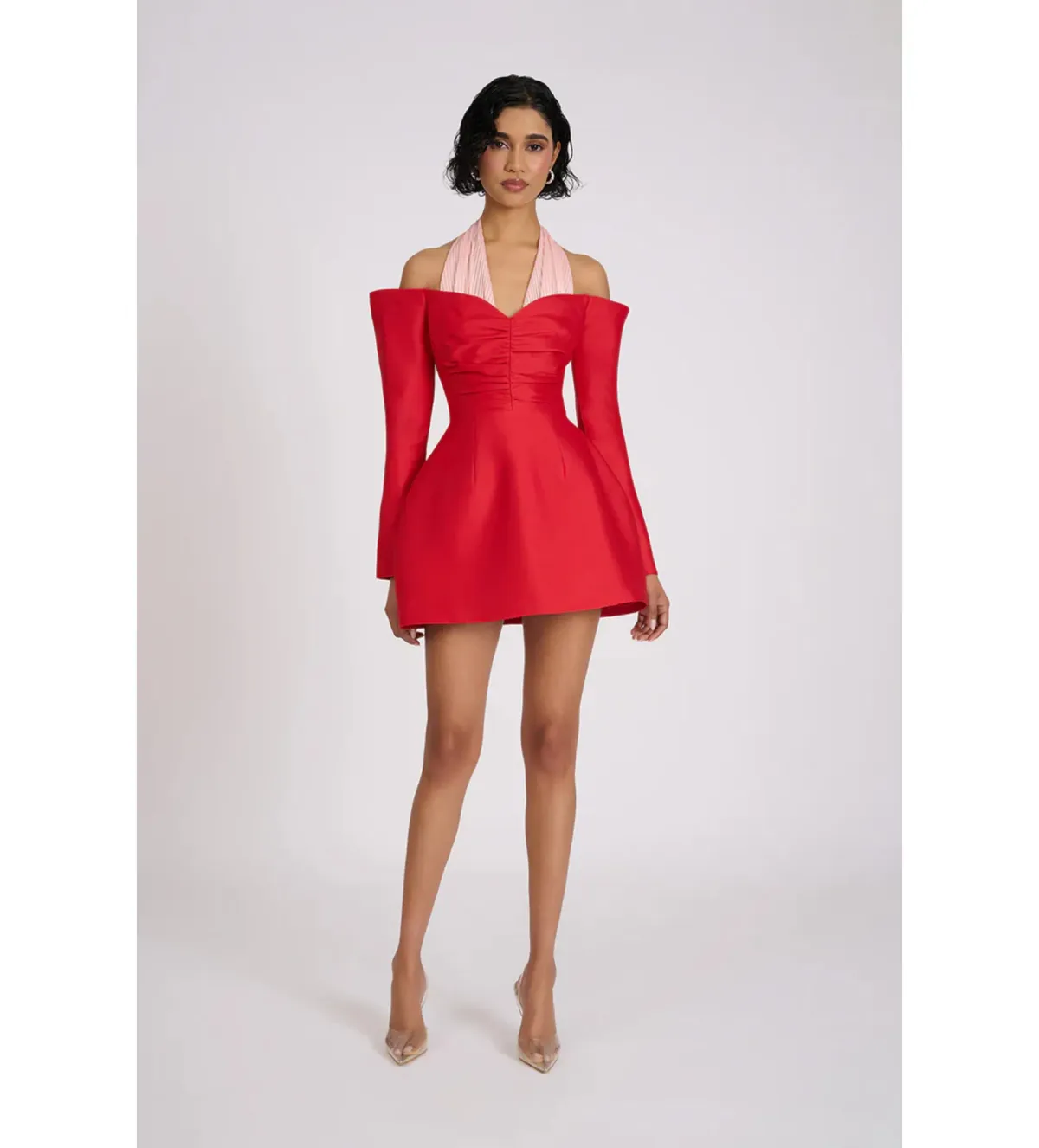 Eliya the Label Riley Mini Dress  Red/Pink Size XS/AU 6 for rent on The Volte - main image