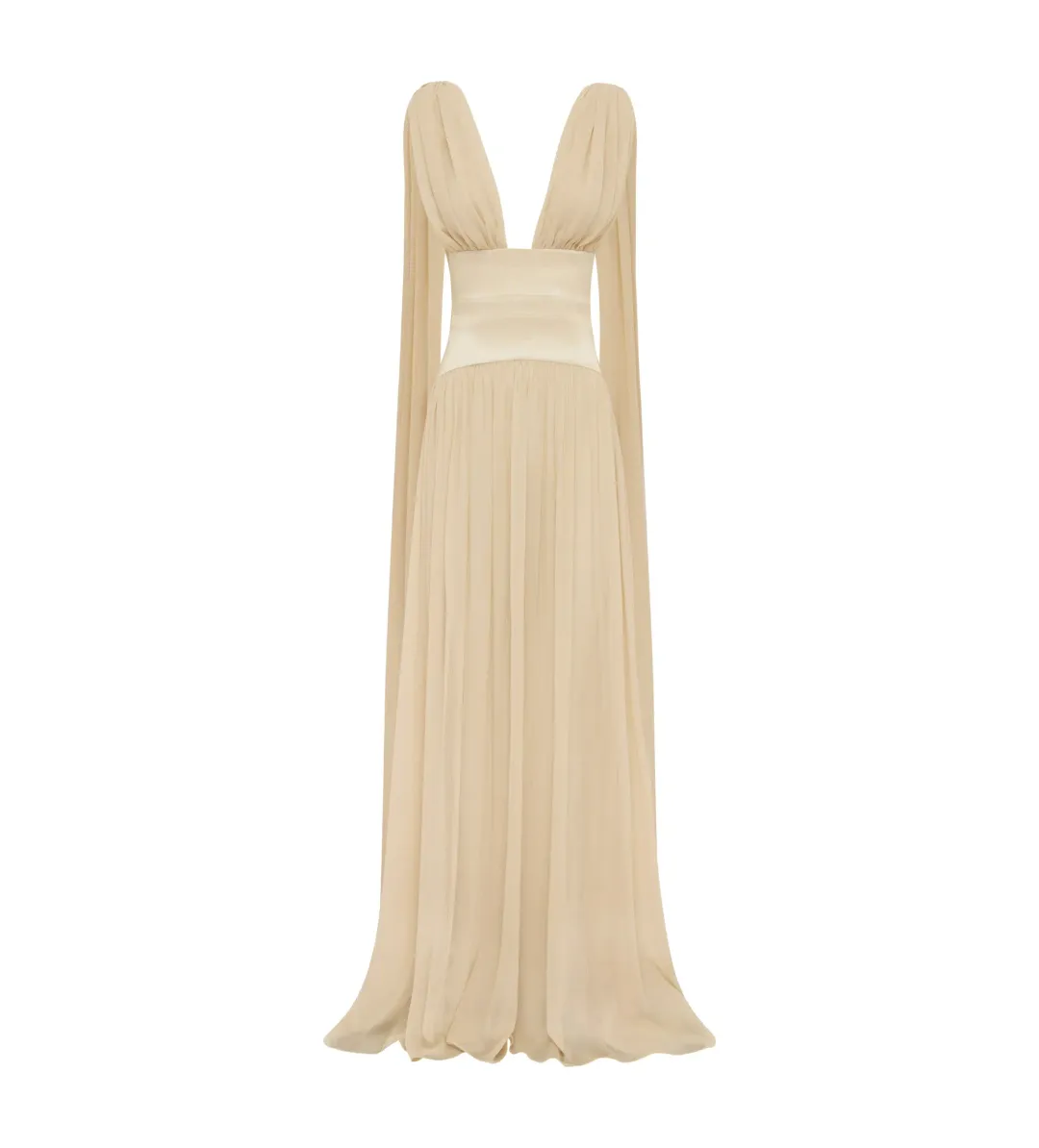 Arcina Ori Ramona Maxi Dress Champagne Size S/AU 8 for rent on The Volte - main image