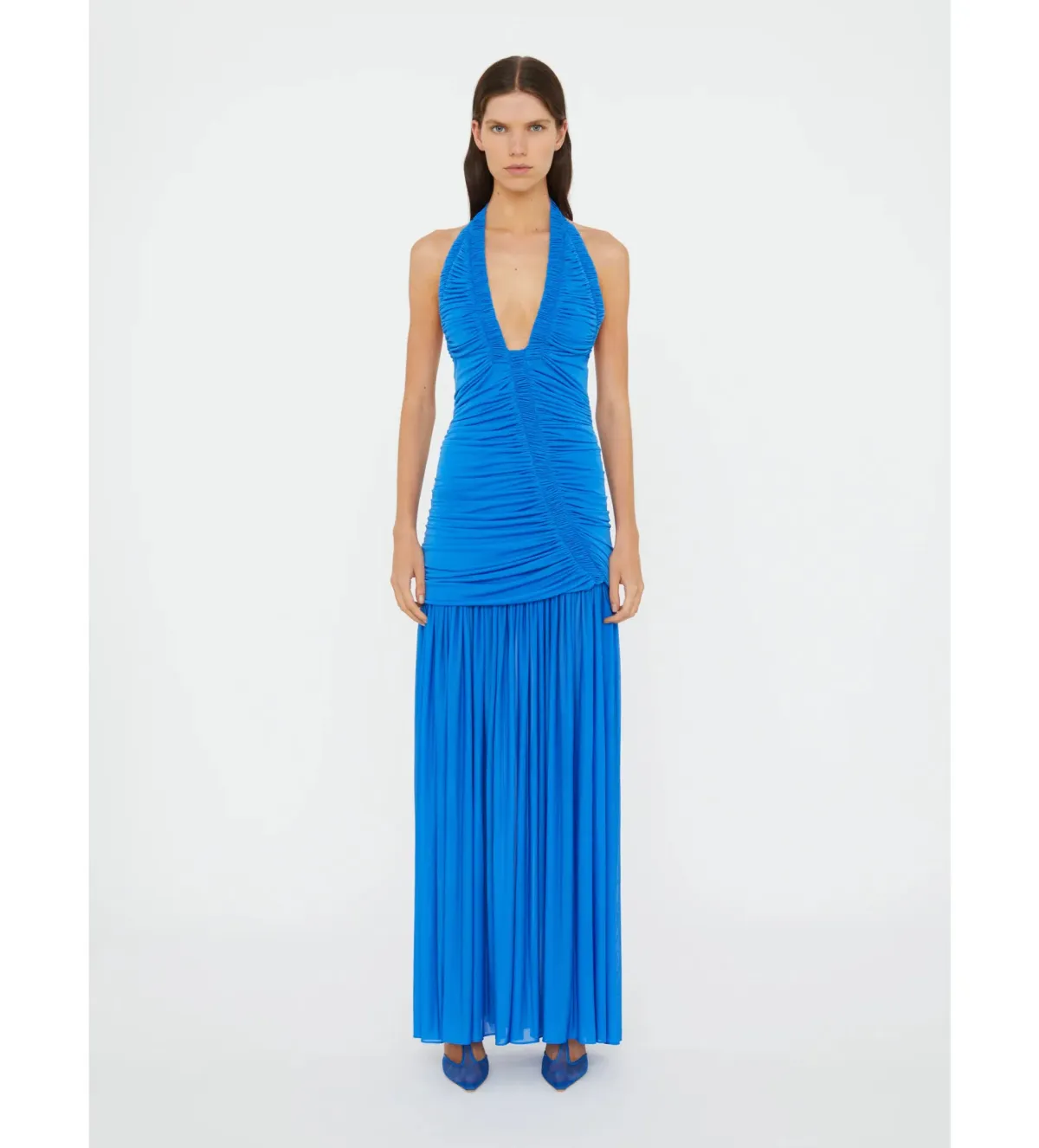 Christopher Esber Orion Gown Lapis Size 8 for rent on The Volte - main image