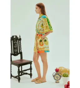 Alemais La Musica Mini Shirt Dress Print Size AU14 for rent on The Volte - image 3