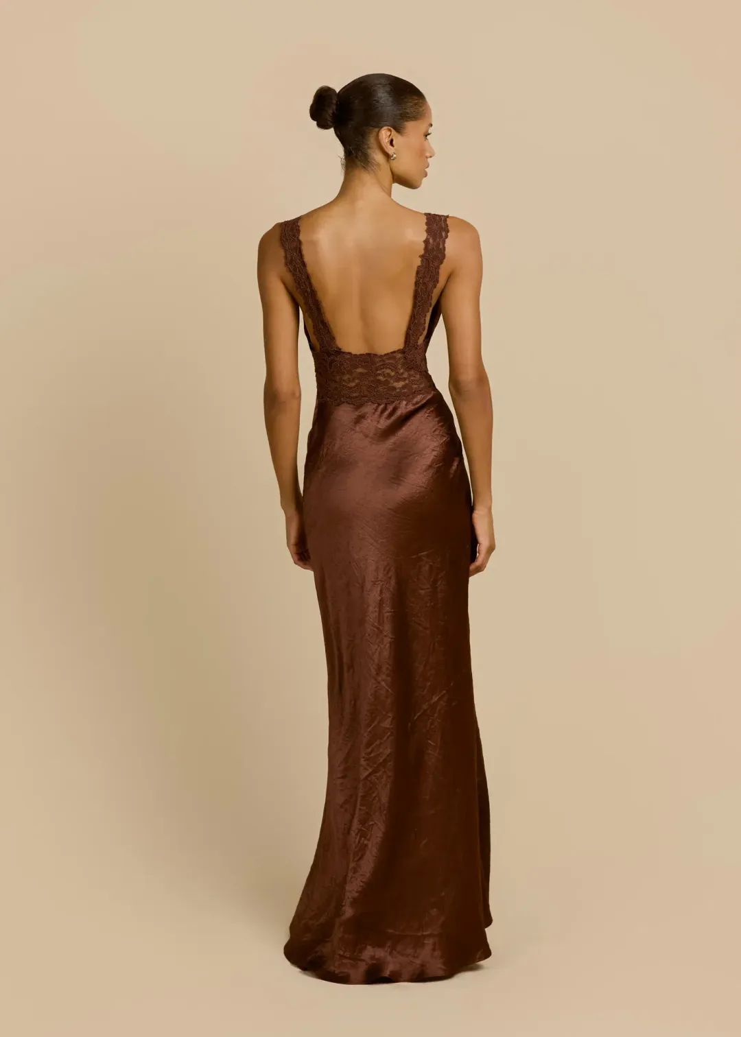 Arcina Ori Eveline Dress Cacao Size XS/AU6 for rent on The Volte - main image