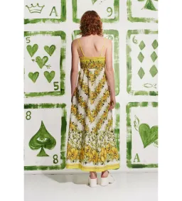 Alemais Gisela Day Midi Dress in Floral Size AU8 for rent on The Volte - image 2