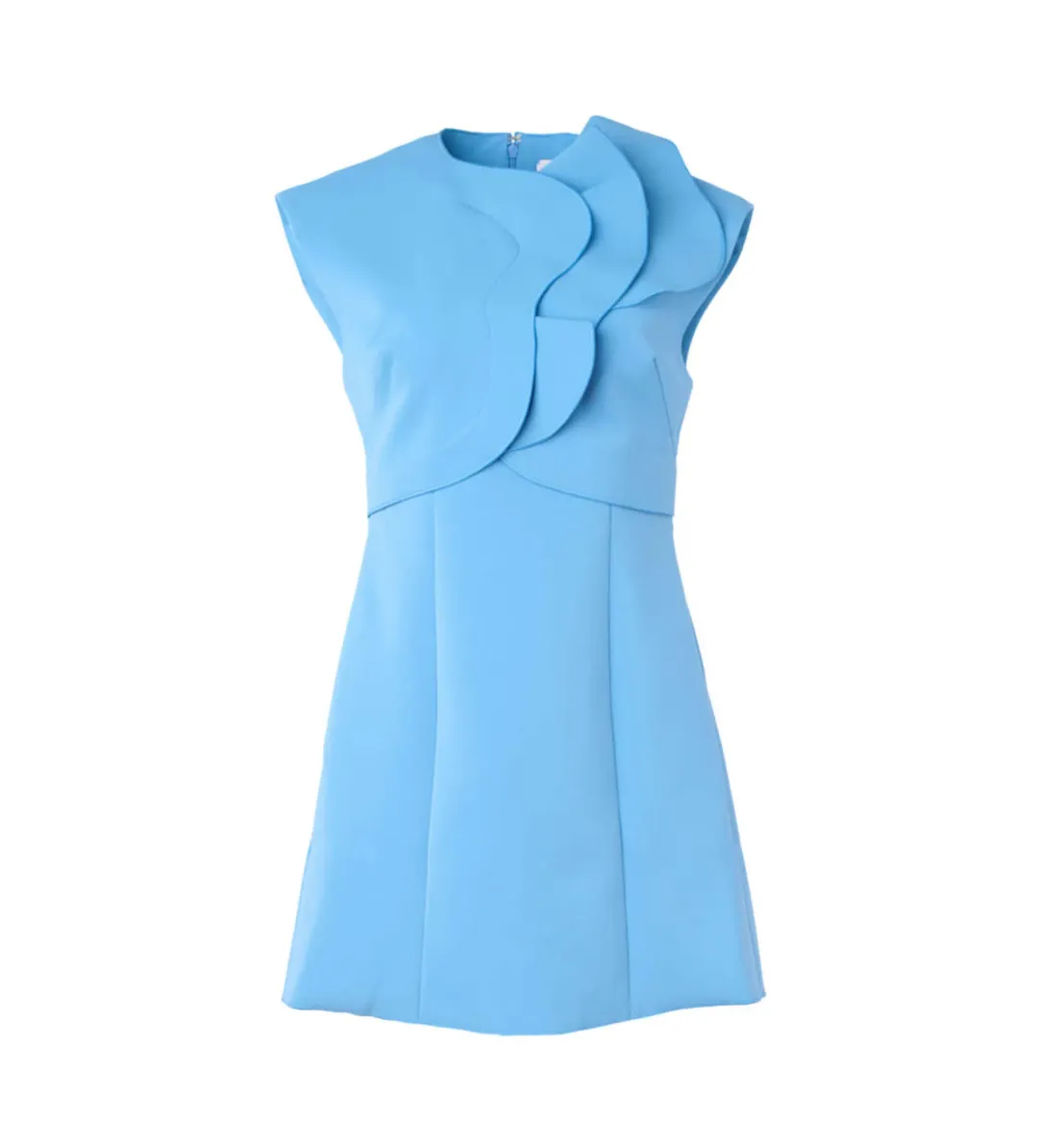 Acler  Harman Mini Dress in Blue Size AU 10 for rent on The Volte - main image