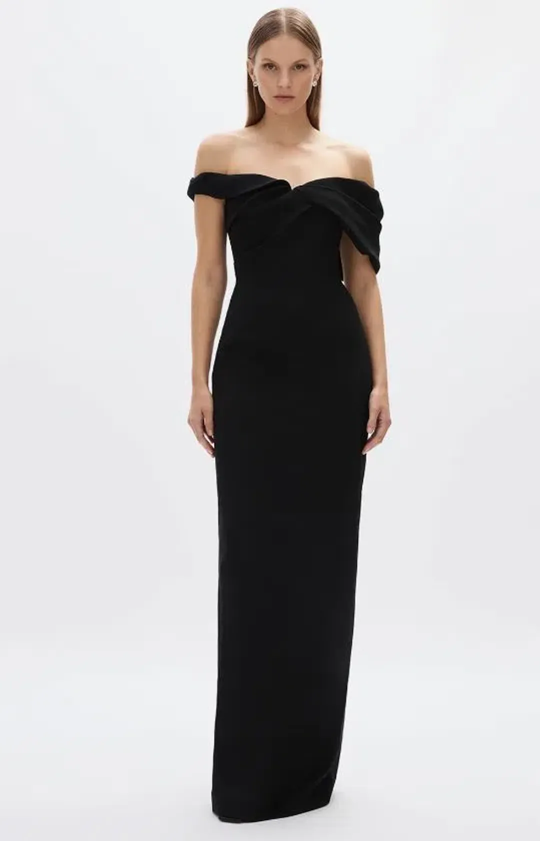 Rachel Gilbert Mattie Gown in Black Size 3/AU12 for rent on The Volte - main image