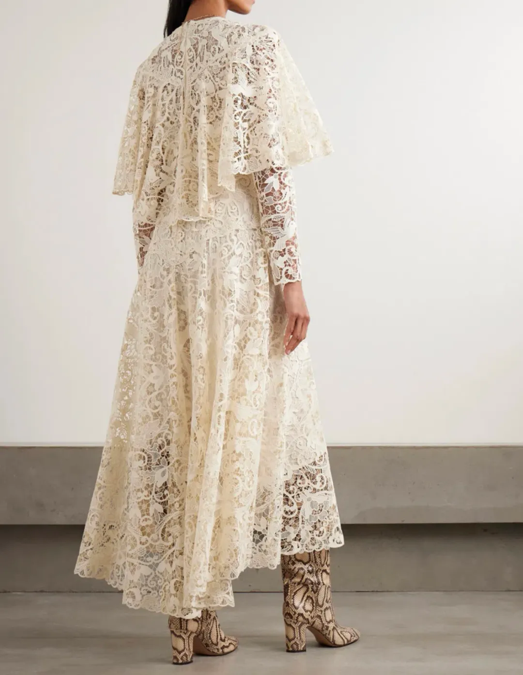 Zimmermann MEMENTO BIRD LACE DRESS, Size 0P/ AU 6 for rent on The Volte - main image