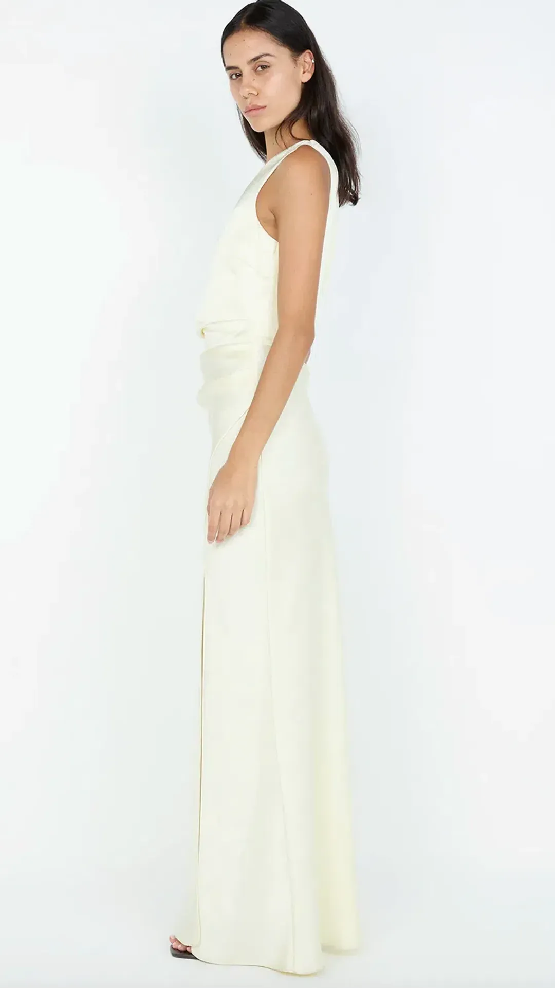 Bec & Bridge The Dreamer Asym Dress Ice Yellow Size 10 for rent on The Volte - main image