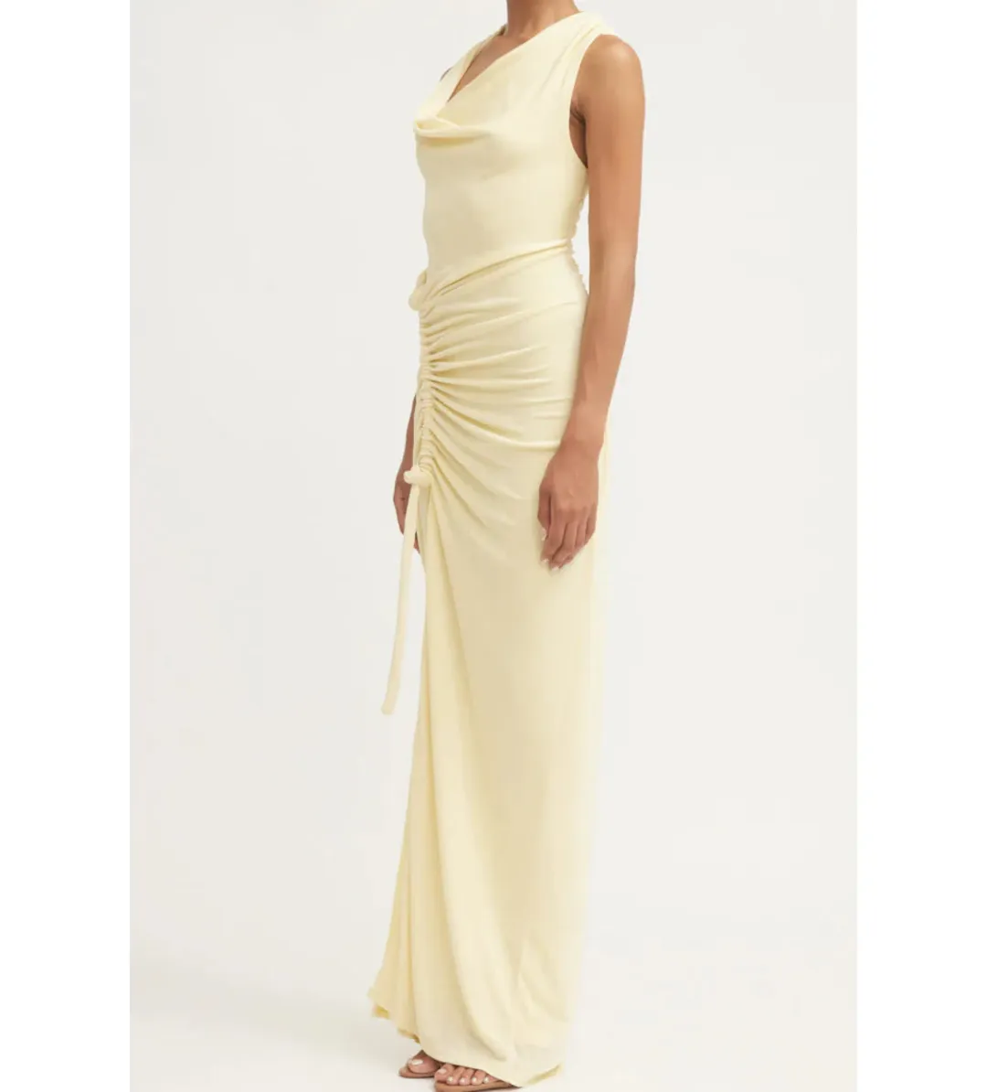 Tojha Sutton Maxi Dress Lemon/Yellow Size 10 for rent on The Volte - main image