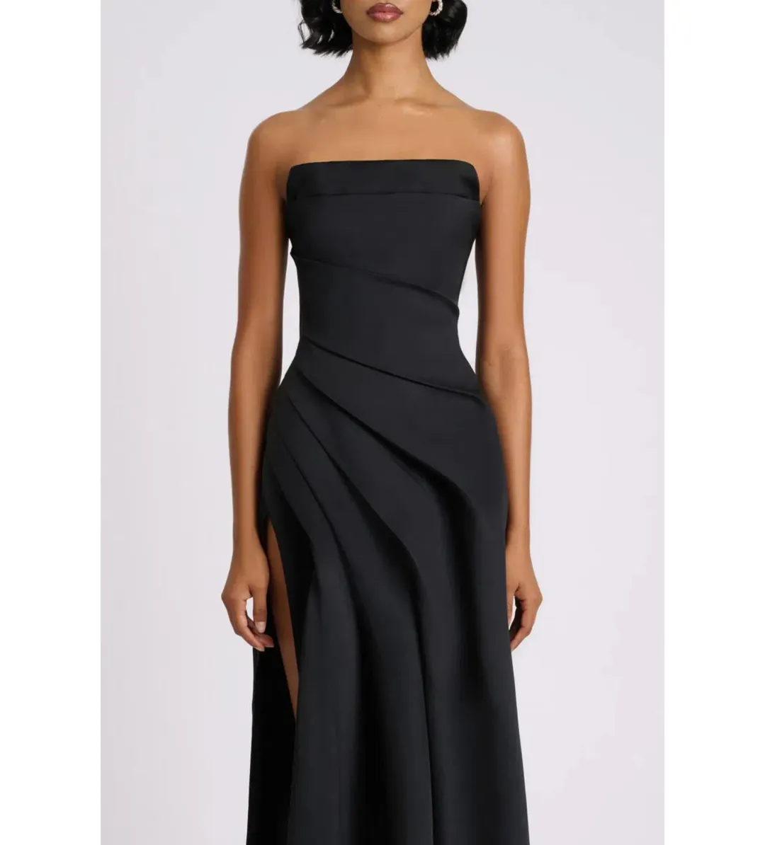 Eliya the Label Deanna Gown Black Size 12 for rent on The Volte - main image
