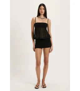 Ance Gria Romeo Mini Dress Black Size 10 for rent on The Volte - image 1