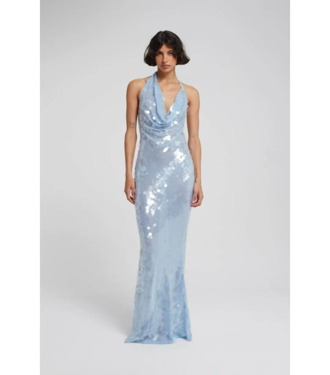 Rat & Boa Anais Maxi Dress in Cornflower Blue Size 8 for rent on The Volte - main image