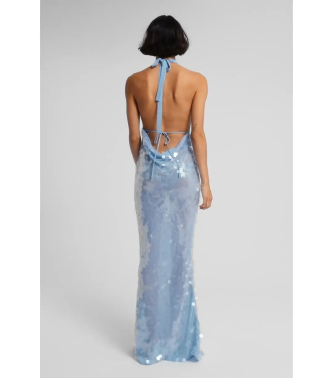 Rat & Boa Anais Maxi Dress in Cornflower Blue Size 8 for rent on The Volte - main image