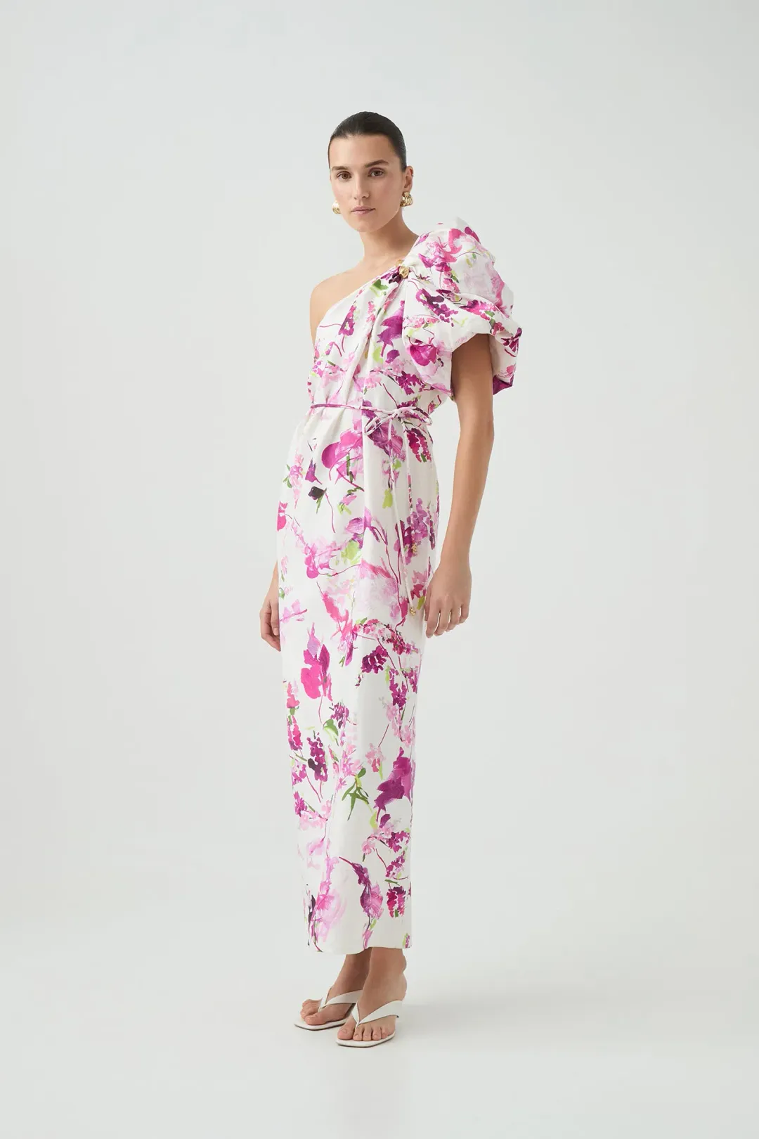 AJE CIRA MIDI DRESS FRESH FLORA SIZE 16 for rent on The Volte - main image