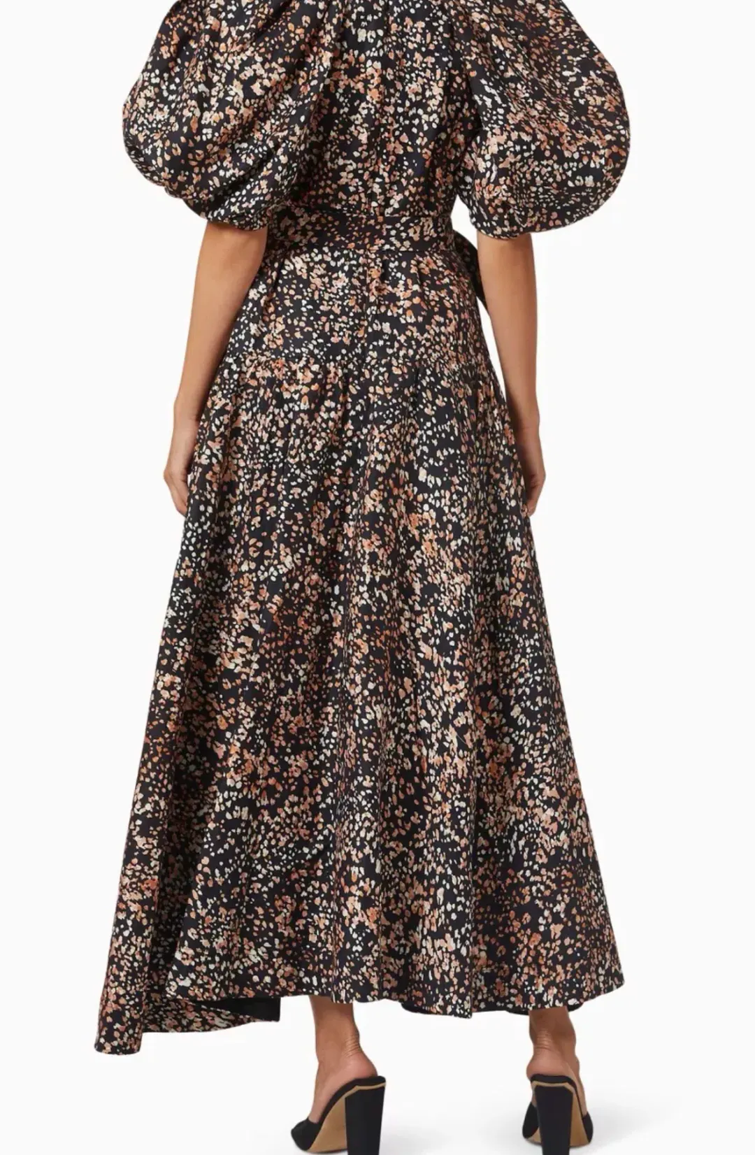 Acler Warner Wild Spot Print Maxi Dress AU8 for rent on The Volte - main image