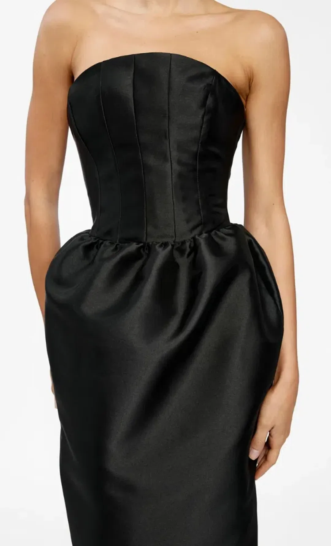 Effie Kats Lilia Dress in Black Size AU8 for rent on The Volte - main image