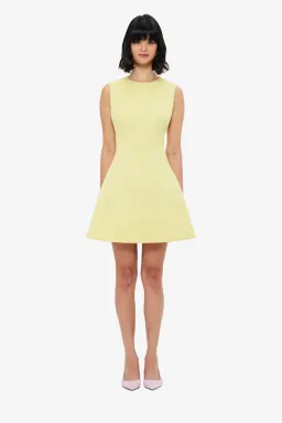 Leo Lin Chloe Sleeveless Mini Dress in Yellow Sorbet Size AU10 for rent on The Volte - image 1