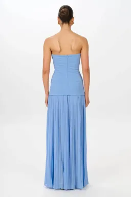 She is Olla Nicolette Maxi Dress in Cornflower Blue Size S / AU 8 for rent on The Volte - image 3