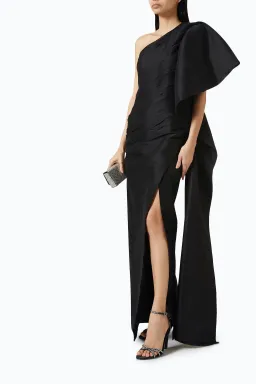Rachel Gilbert Marji Gown in Black Size AU 10 for rent on The Volte - image 4