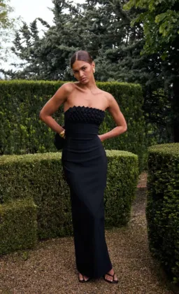 Ance Gria Margot Maxi Dress Black Size AU8 for rent on The Volte - image 2