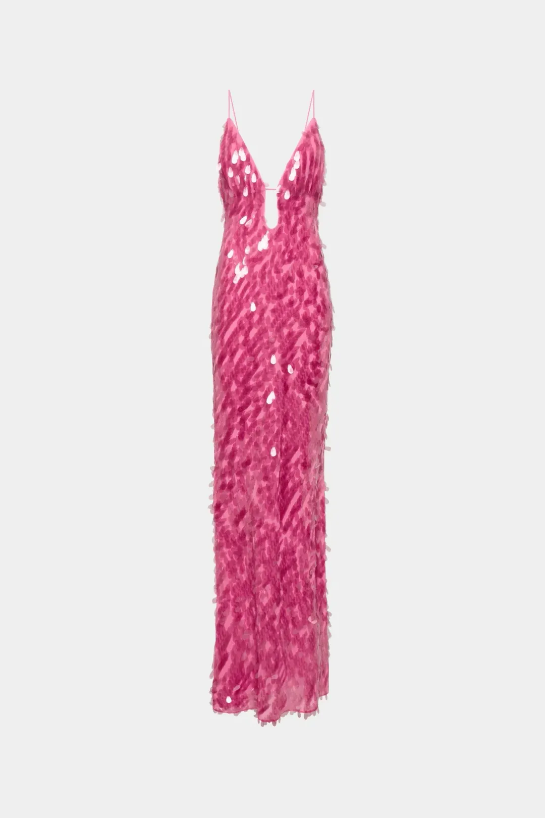 Misha Pink Sapphire Sequin Dress for rent on The Volte - main image
