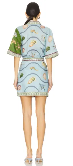 Alemais Bath House Mini Dress - Size 10 for rent on The Volte - image 4