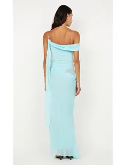 Bec Bridge DANKA ASYM MAXI DRESS Turquoise Size 6 for rent on The Volte - image 5