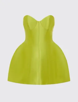 Lillian Khallouf Sanja dress wasabi size 6 for rent on The Volte - image 1