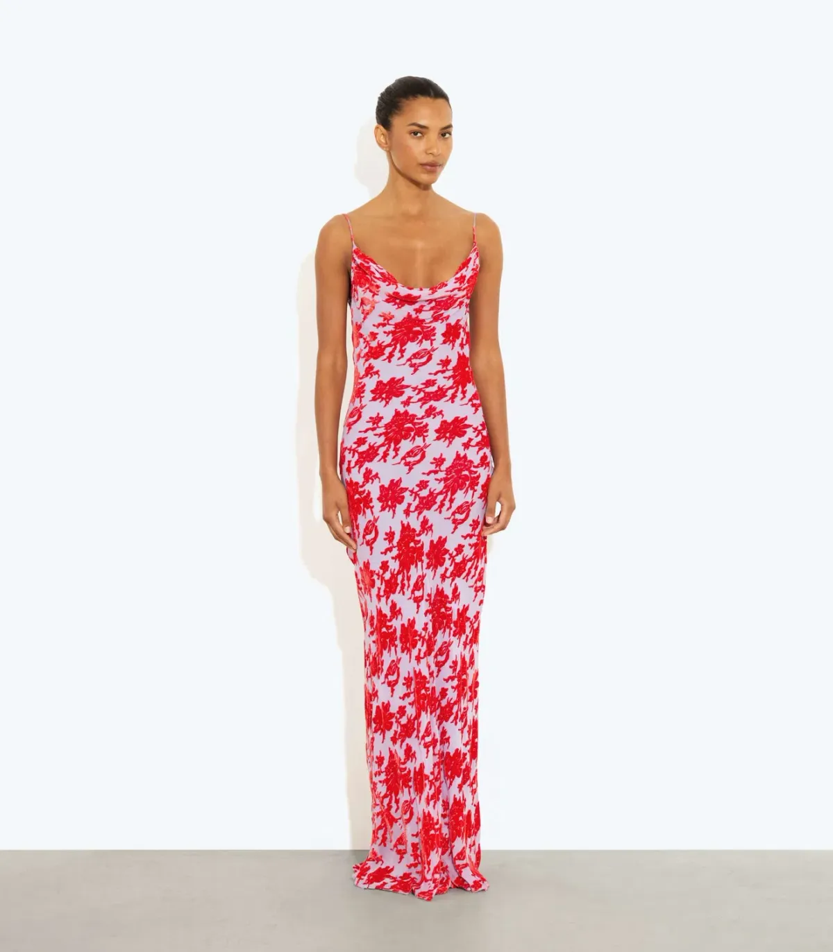 Rat and Boa Athena Dress Red Small  for rent on The Volte - main image